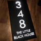 Custom LED Illuminated Vertical House Number Sign Modern Customizable Address Plaque Home Hotel Office and Room Door Signage