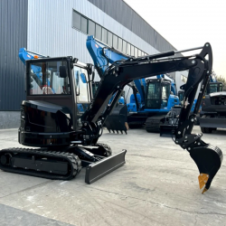 Customized New mini excavator trencher machine digger 3.5 ton zero tail excavator with EURO V EPA engine
